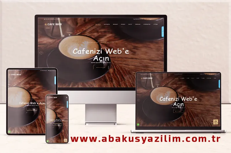 Cafe Web Sitesi – QR Code Menü Özellikli Cafe Web Sitesi 058